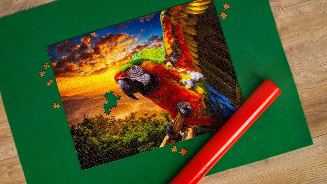 Vaše tlačítko pauzy: Podložka pod puzzle