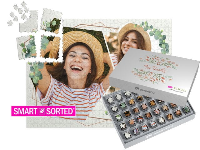 Krabička "Květinová (červená)"