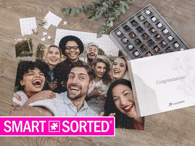 SMART SORTED® - Svatební puzzle s překvapením