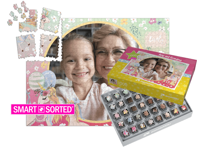 SMART SORTED jednorožci puzzle