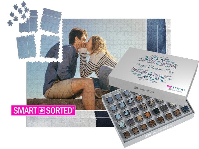 Krabička "Květinová (fialová)"