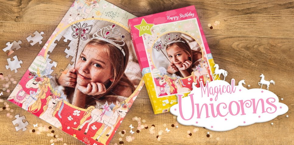 Puzzle s jednorožcem