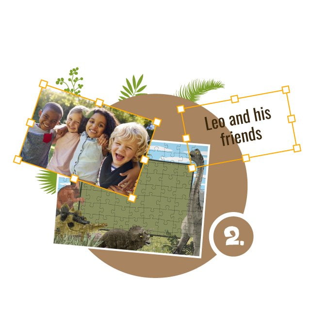 Jak navrhnout dětské puzzle s dinosaury - 2