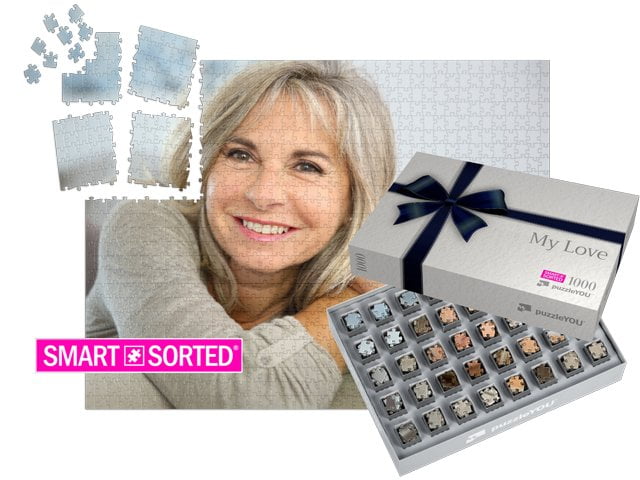 Krabička "Dárková mašle modrá"