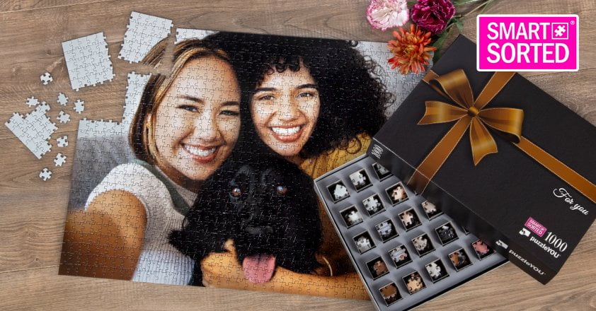 SMART SORTED® - k Valentýnu puzzle s překvapením