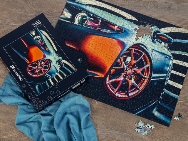 Motivy na puzzle ke Dni otců s přizpůsobitelnou krabičkou