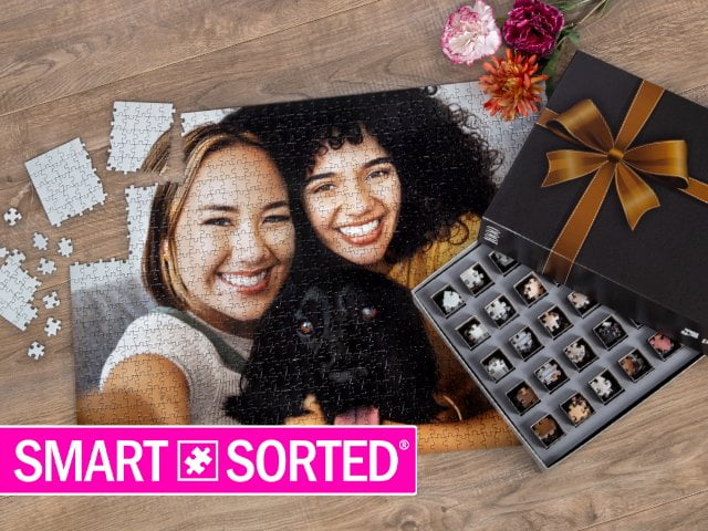 SMART SORTED® - k Valentýnu puzzle s překvapením