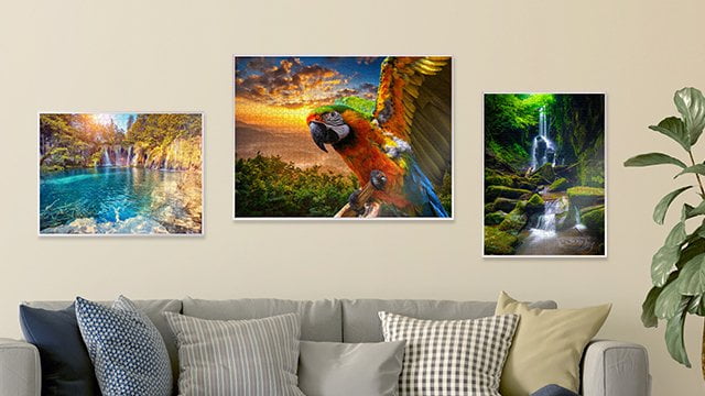 Jednoduché zarámování puzzle